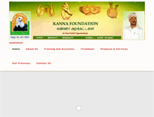 Tablet Screenshot of kannafoundation.org